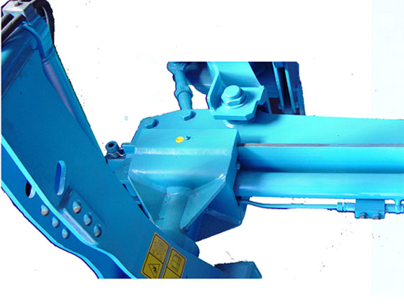 Hydraulic side-shift slide for finishing the job