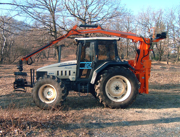 P.A.S. 800 a riposo con braccio davanti