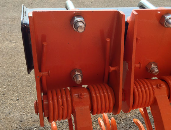 Spring position for lower tension.